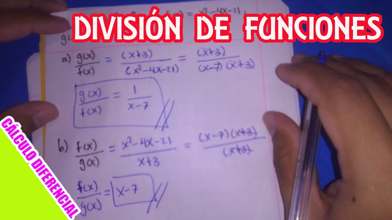 División de Funciones - YouTube