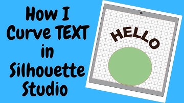 How to curve text in Silhouette Studio