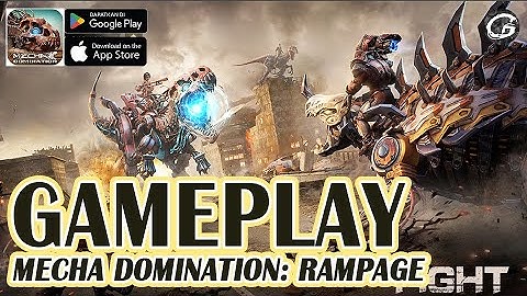 MECHA DOMINATION RAMPAGE GAMEPLAY - RPG GAME (ANDROID/IOS)
