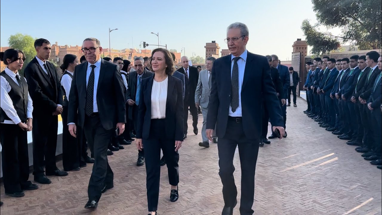 وزيرة السياحة تتفقد معهد الفندقة والسياحة بورزازات