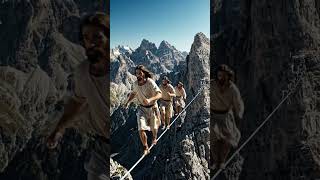 On the mountain, Power! #youtubeshorts #viral