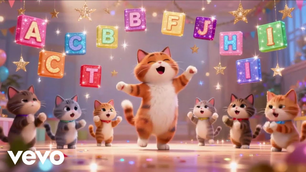 Learn ABC Alphabet for Children | Talking Kitten & Friends | Kids Songs & Nursery Rhymes