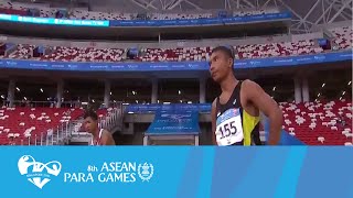 Athletics (Day 3 Afternoon) Men's 100m T13 Final | 8th ASEAN Para Games 2015 screenshot 5