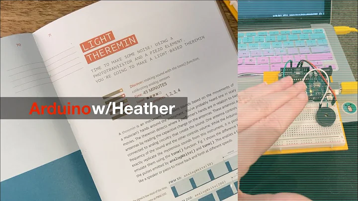 Arduino w/Heather- Starter Kit Project 06: Light Theremin