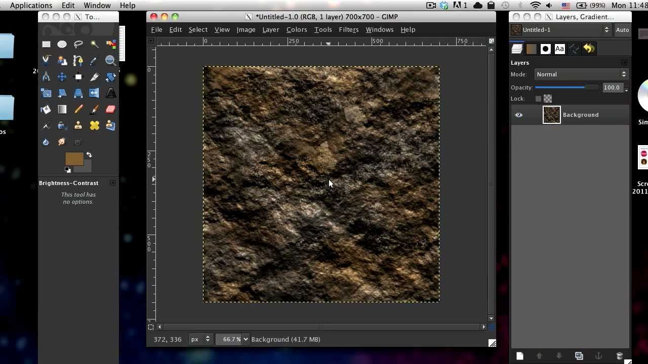 How To Make Rock Texture In Gimp Youtube
