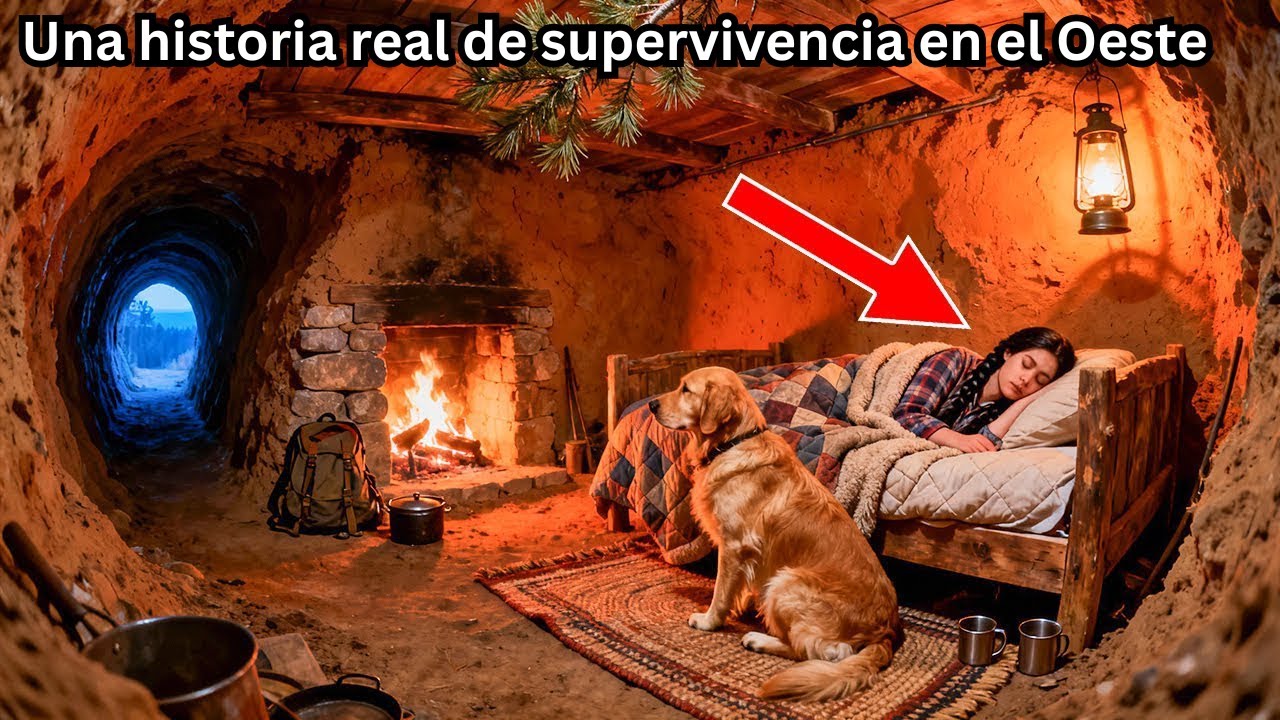 Se burlaron de ella por construir un refugio subterráneo oculto hasta que el invierno le dio larazón