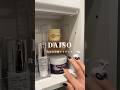 ダイソーの商品だけて洗面台収納をしていく💨知らなきゃ損な神アイテムばかりだよ🤍　#daiso #ダイソー　#収納術　#洗面台収納　#一人暮らし