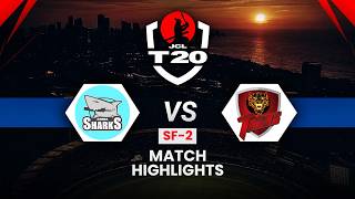 Chiba Sharks Survive a THRILLER!  | Chiba Sharks vs Tigers Cricket Club | JCL T20 SF 2 Highlights