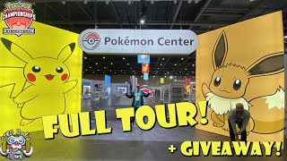 Pokémon Center \& European International Championships FULL Tour! I'm Giving Away Exclusive Merch!!