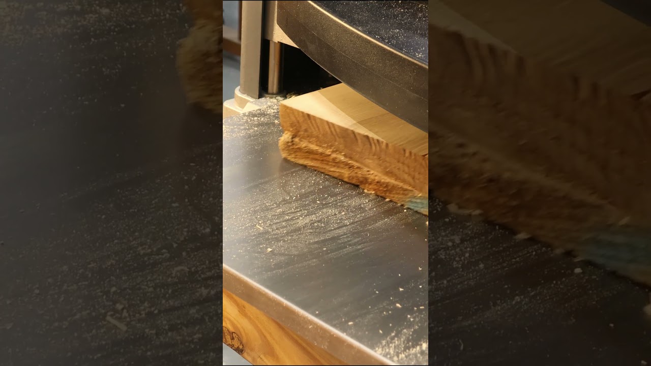Smooth Cut on Beech Wood – No Sanding Needed! | FB131H Helical Planer
