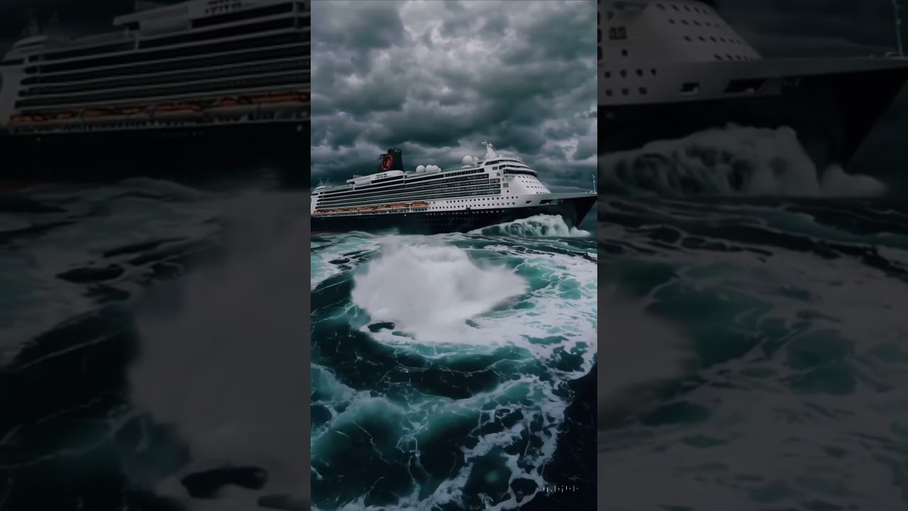 Strange big funnel in the Pacific Ocean. Have you seen anything like this? 