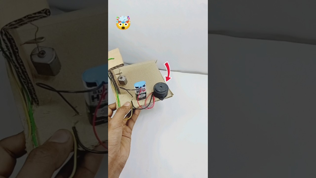 How to make earth quake alarm || easy science project #shorts