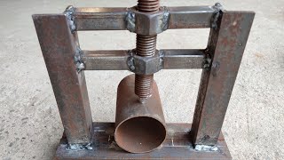 Pipe Clamp Making Tool Manual / Simple Techniques For Round Pipe Clamp Making