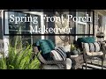 Spring Small Front Porch Makeover On A Budget 2022, Patio Porch Makeover Clean & Decorate With Me