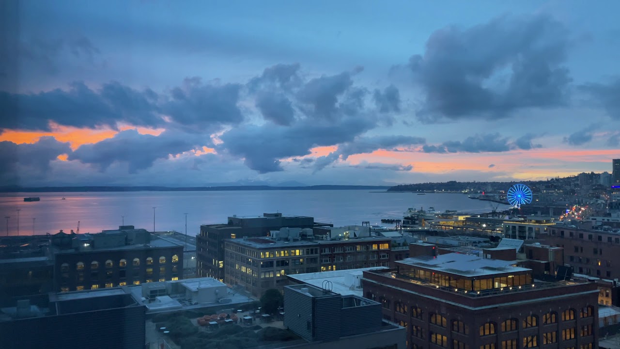 An Audiophile in Seattle "Now This Is A Seattle Sunset!"