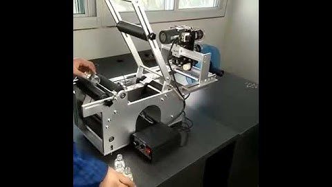 Semi automatic round bottle labeling machine LT50D reviews