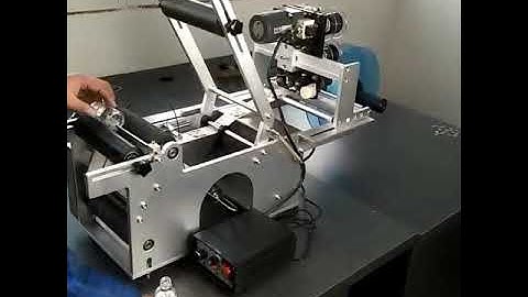 Semi automatic round bottle labeling machine LT50D reviews