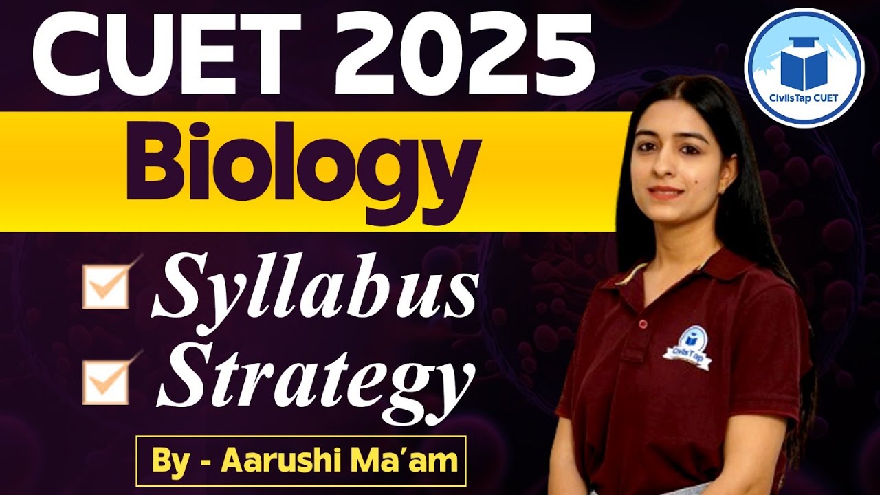 CUET 2025 Biology Syllabus Complete Details | NTA CUET 2025 Biology ...