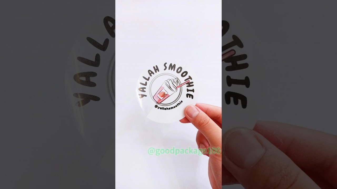 Custom Transparent PVC Stickers🔥🔥🔥