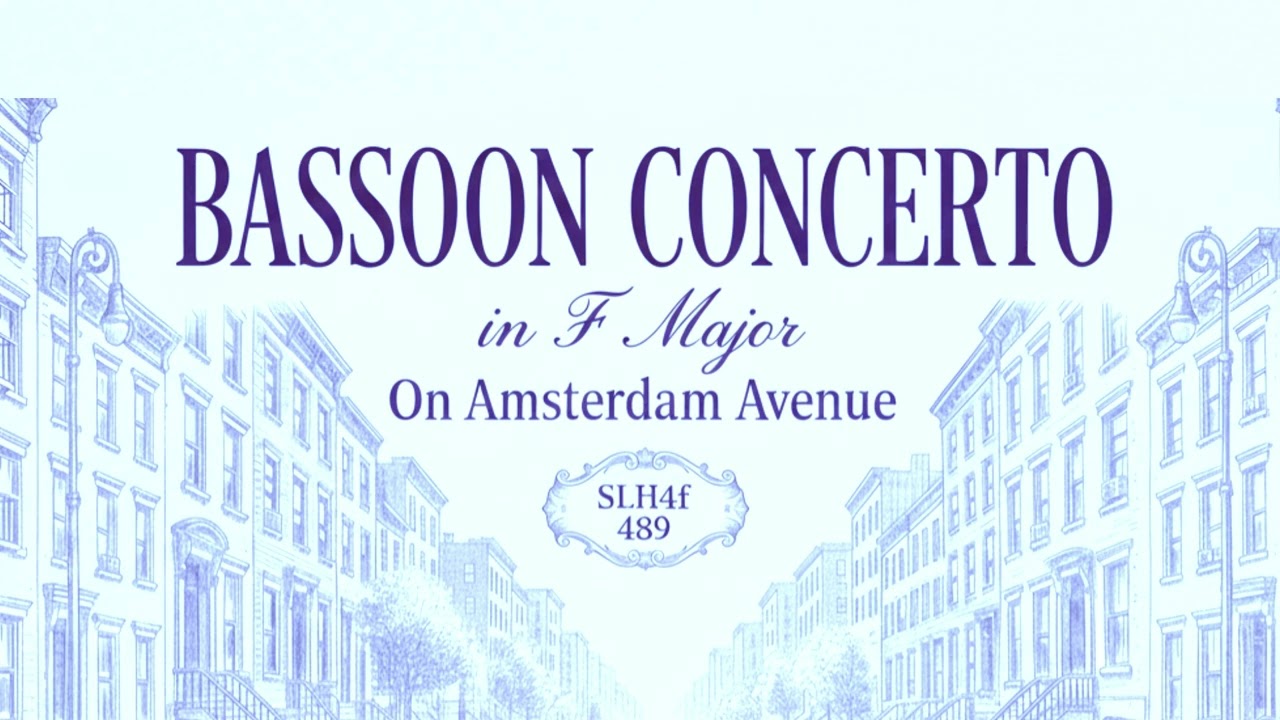 Virtual Bassoon or Real? | "Amsterdam Avenue" Concerto; 2025 New Release! (Original Composition)