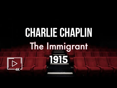 Charlie Chaplin The Immigrant 1915 | Public domain movies | 60fps 4k | Funny | Remastered sound.