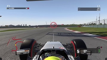 F1 2016 China lap in Reverse