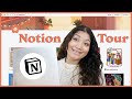 How i organize my entire life notion tour  free template