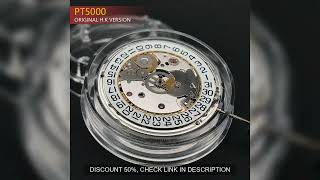 Genuine H.K PT5000 Automatic Mechanical Movement Gold/Silver Version Top Clone 2824-2 High Accuracy