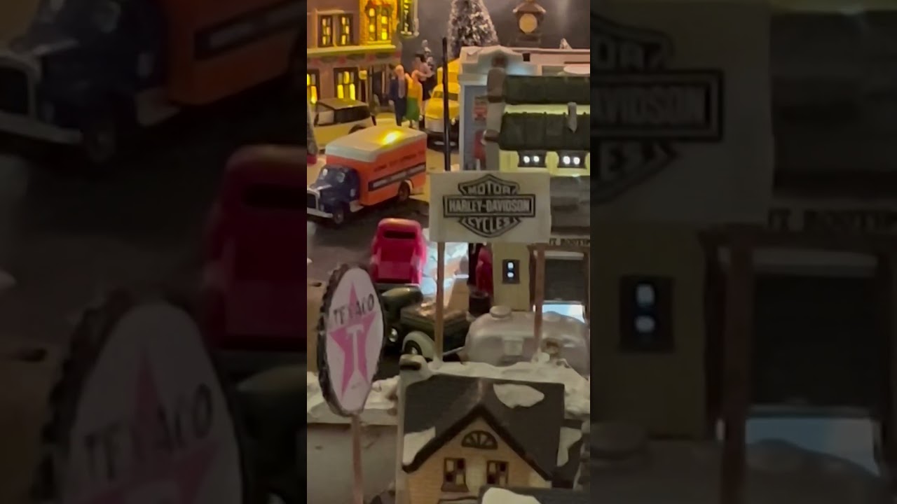 At someone’s house they got mini town 