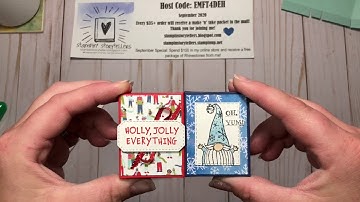 Mini Treat Box Video Tutorial! Using Stampin