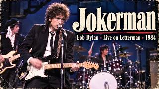 Bob Dylan - Jokerman | Live on Letterman, 1984 Bob Dylan - Jokerman | Live on Letterman, 1984