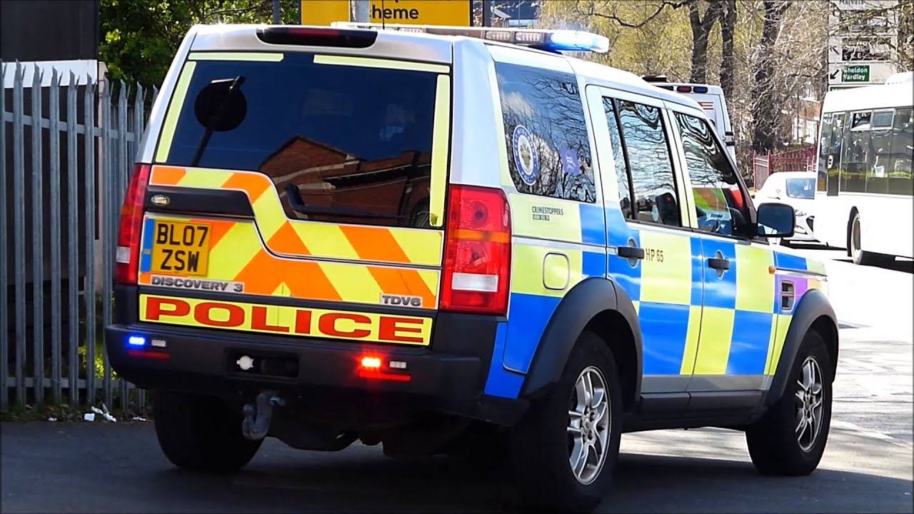 West Midlands Police Land Rover Discovery 3 (HP65) BL07 ZSW, Birmingham