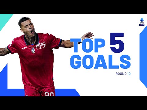 Scamacca with an outrageous backheel goal | Top 5 Goals by crypto.com | Round 10 | Serie A 2023/24