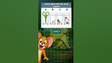 which glass has most water?🤔 #quizchallenge #quiz #mindbendingquiz