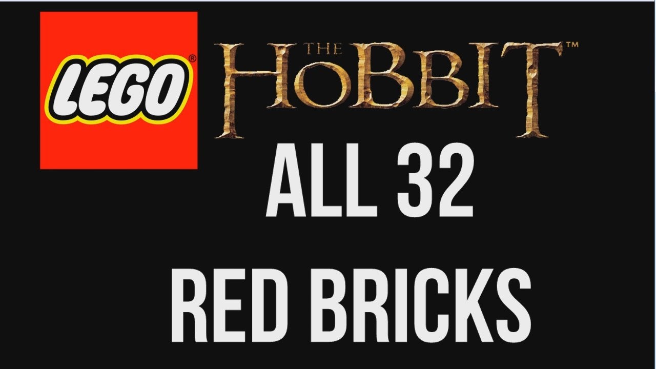 Så mange Nyttig Erkende ALL 32 Red Bricks Guide - LEGO The Hobbit - YouTube