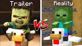 Minecraft Movie : Trailer vs Reality Game