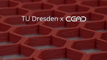 Efficiency in the façade - Robotic LFAM for thin glass composite elements -TU Dresden - CEAD Group