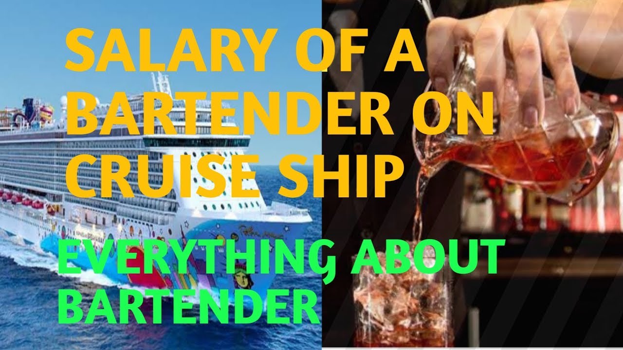 cruise ship bartender salary uk