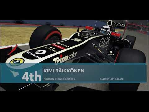 F1 2012 @ Singapore 5 Laps Pro Race Raikkonen Cockpit Lotus