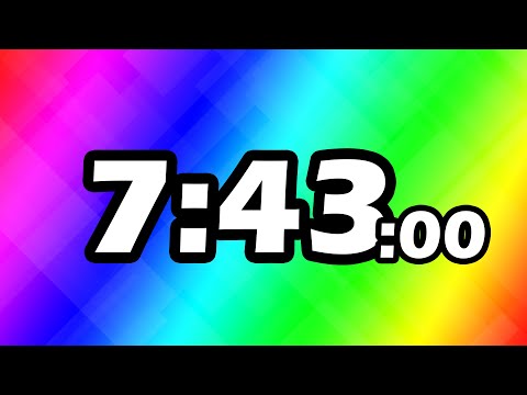 7 Minutes and 43 Second TIMER Countdown