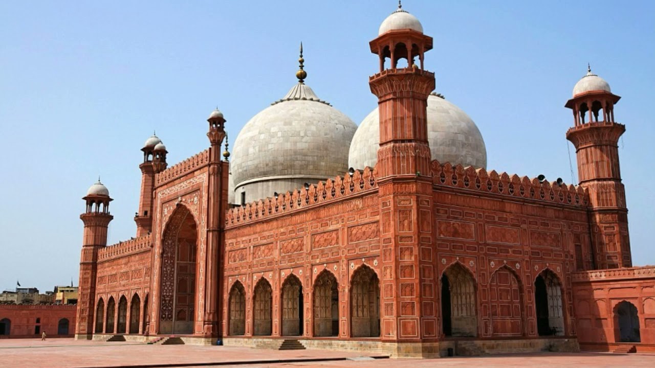 Мечеть в Лахоре Пакистан вид сверху