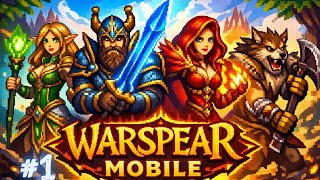 WARSPEAR ONLINE #1 O INÍCIO GAMEPLAY AVENTURAS ÉPICAS E BATALHAS DE MAGIA NO MUNDO VASTO DO RPG 2D! screenshot 3