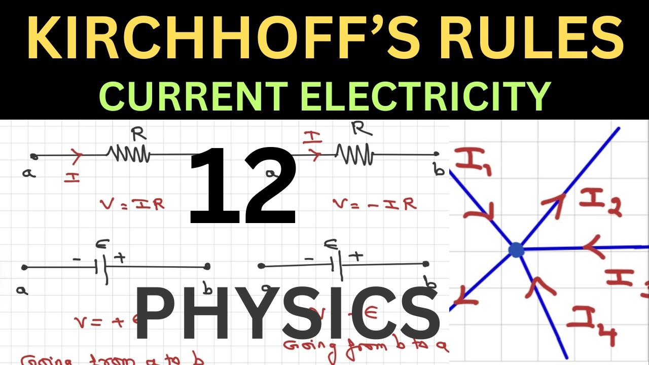 Kirchhoff’s Laws/12 Physics/Current Electricity/Quick Learning Physics