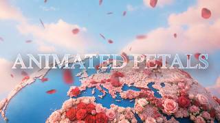Animated Rose Petals 12 Hours 🌹 Relaxing Ambient for TV Screens with Music | 4K Loop screenshot 1