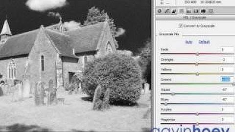 Infrared effect from RAW images - Photoshop week 22