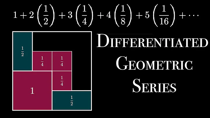 Differentiated Geometric Series (proof without words)