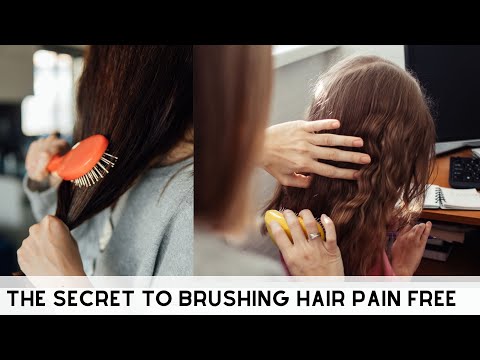 Videó: 3 módja annak, hogy fésülje haját anélkül, hogy fájna