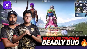 🇮🇳 Jonathan and neyoo vs mogambo and ckc Aryan | TDM 2v2 fight | #JONATHAN #NEYOO #GODLIKE