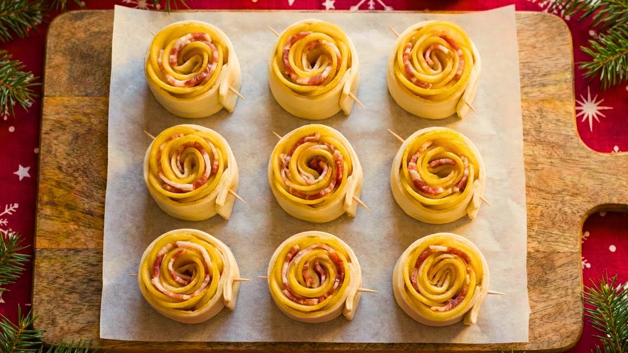 Diesen Trick habe ich in einem Restaurant gelernt! Eine Blätterteig-Vorspeise in nur 15 Minuten!