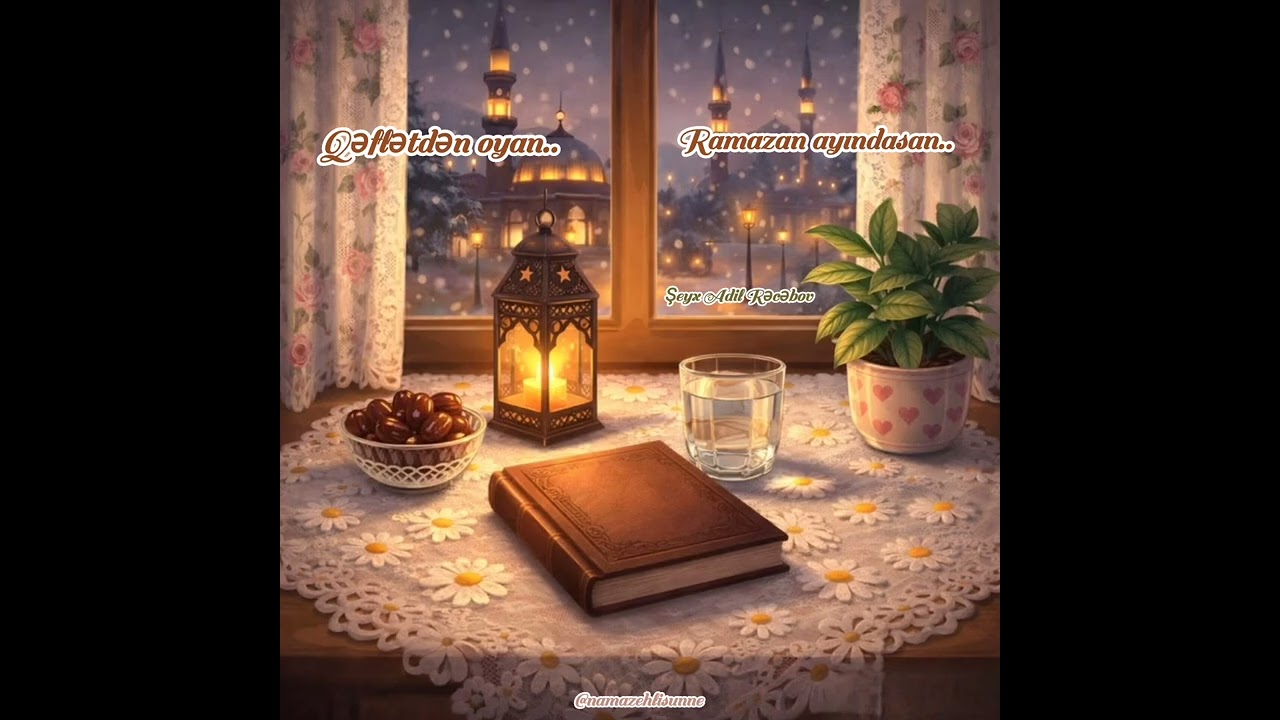 Qəflətdən oyan.. Ramazan ayındasan.. // Şeyx Adil Rəcəbov #namazehlisunne 